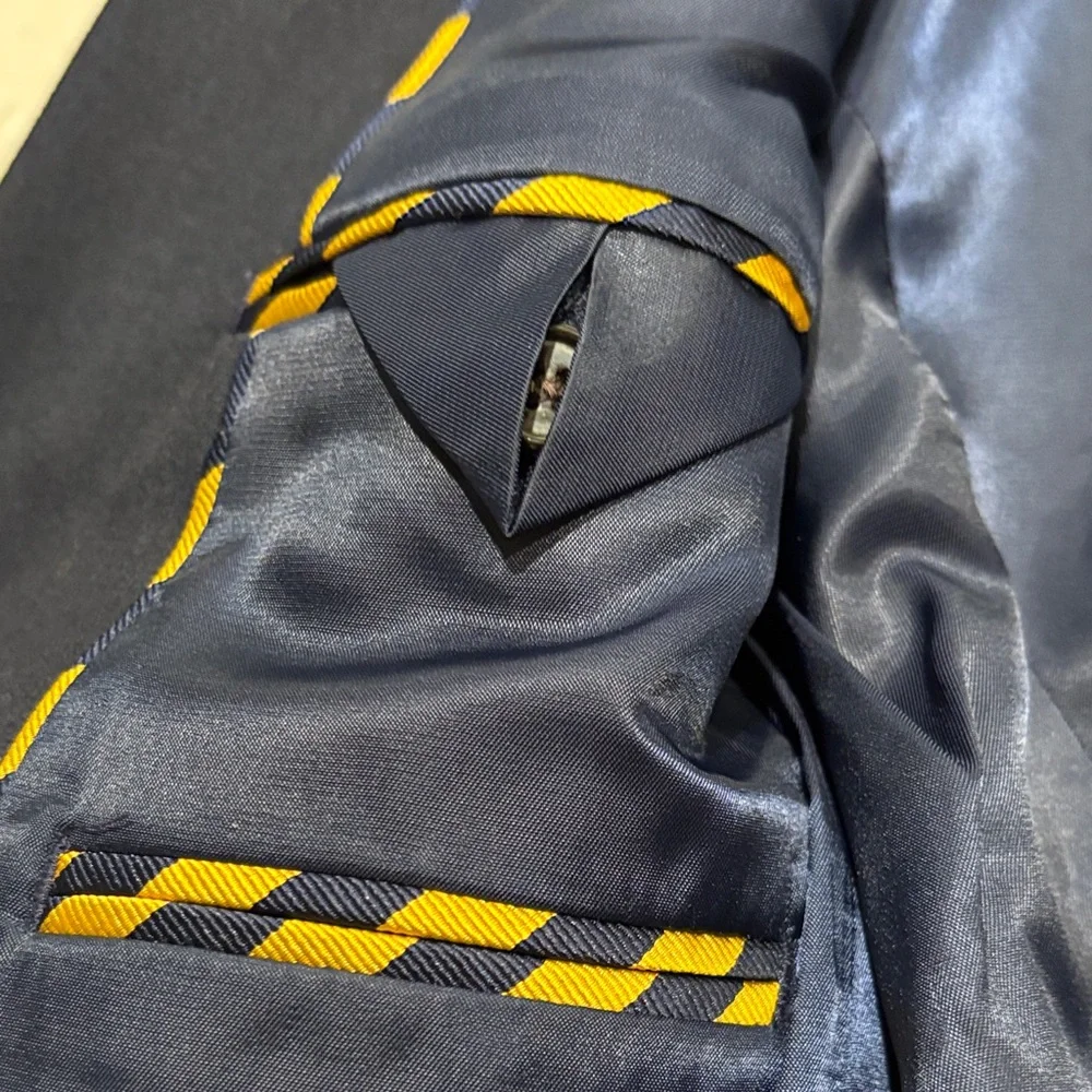 Lauren Ralph Lauren Navy Crest Blazer – Women’s XS Fit - Picture 11 of 14